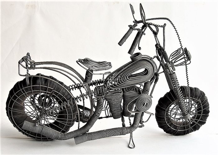 Generic Motorradmodell handgefertigtes Sammlerstück im Vintage-Stil deko Modell VI 