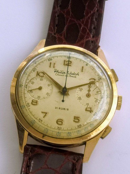 Philip Watch -  Valjoux 22 Chronograph  - 271 104 - Herren - 1950-1959