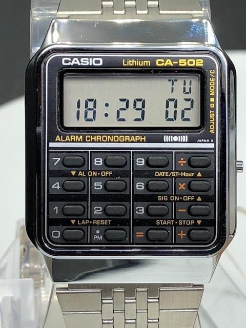 Casio - /Alarm Chronograph NOS - CA-502 - Mężczyzna - 1980-1989