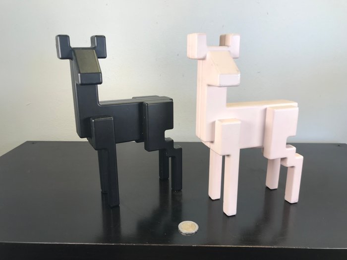 Monika Mulder - Ikea - Set de două Deer "de 8 biți"