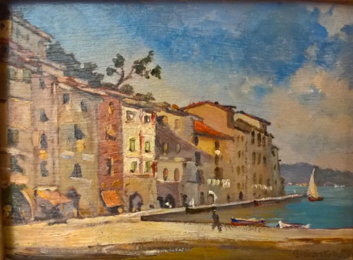 Giuseppe Bartoli (Bagnocavallo Ra 1911 -1980) - Veduta di Portofino