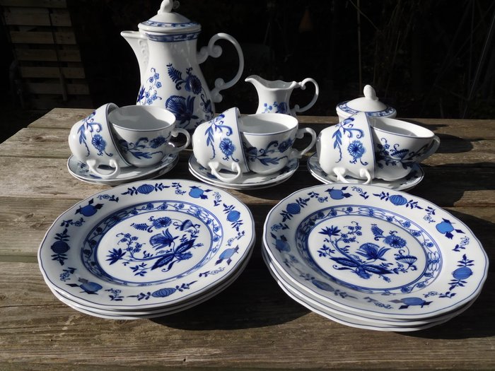German tea set -> Wellco Krefeld Porzellan - porcelain