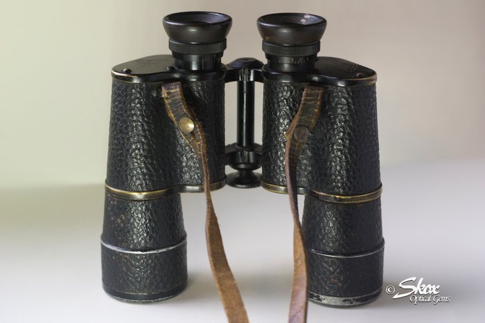 C.P. GOERZ Berlin 1922 - Dienstglas Trieder Helinox 12x - Antique German Binoculars - Very rare !!!