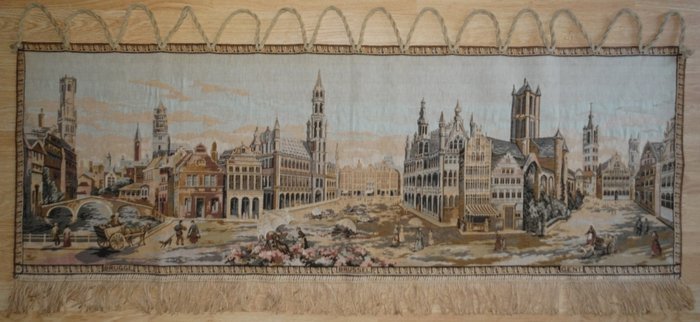 Gobelin - Wall tapestry - Bruges Ghent Brussels - Cotton
