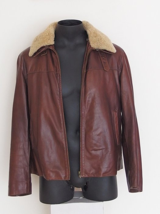 vintage tommy hilfiger leather jacket
