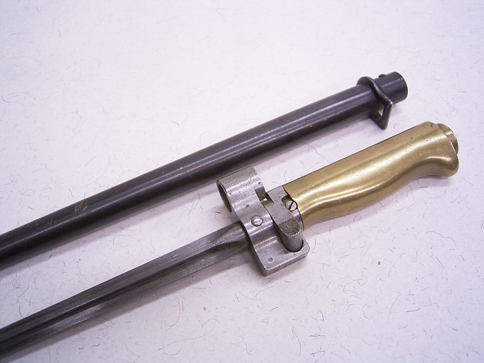 法国 - Lebel - Lebel Bajonett - Modell 1886-15 mit Messinggriff - 匕首