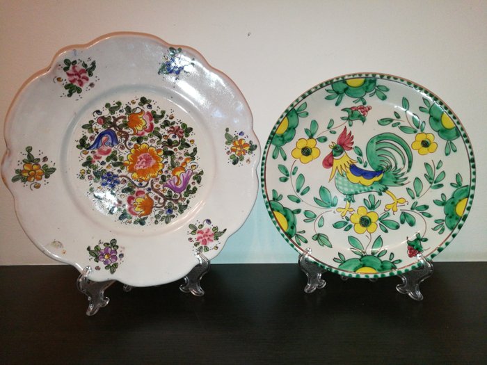 Ingino Baffoni, Gubbio- Guerrieri, Murano - Plate - Group - Ceramic