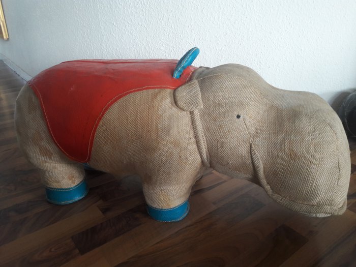 Renate Müller - Hipopótamo animal de reno "Mocky Hippo" (grande)