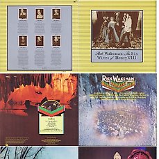 RICK WAKEMAN - lot of his first three original LPs: 1. The - Catawiki