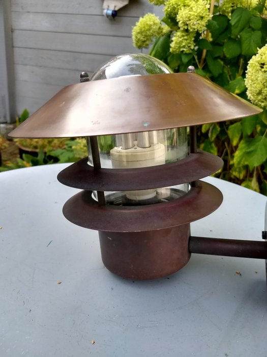 Form Light - Formă de cupru Light lampă de epocă în aer liber Danemarca