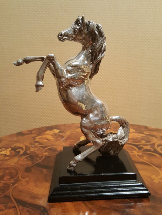 Zilveren paard van de Magrino Argentery - .800 zilver - Italië - 1950-1999