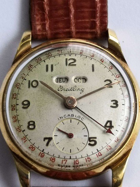 Breitling - rare Datora triple calendar watch 1951 - 140 20 - Unisex - 1950-1959