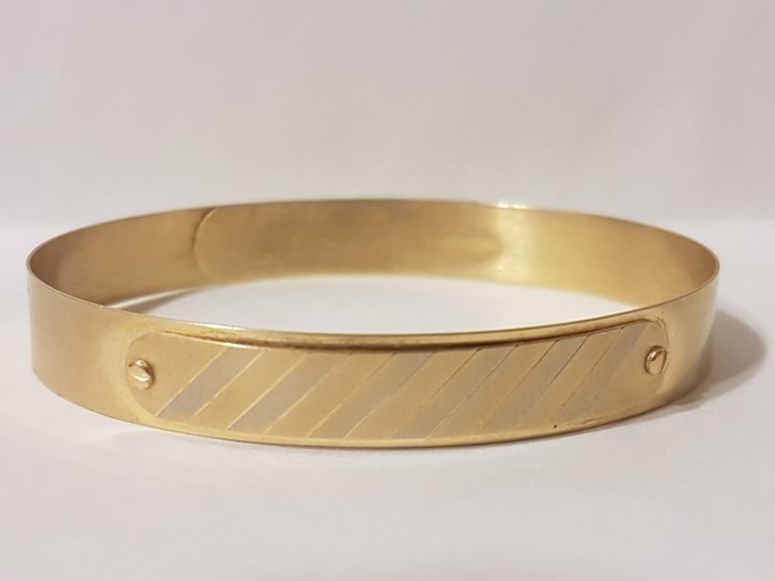 Men's bracelet by Riccioli D'Oro in 18 kt gold, 12.9 g