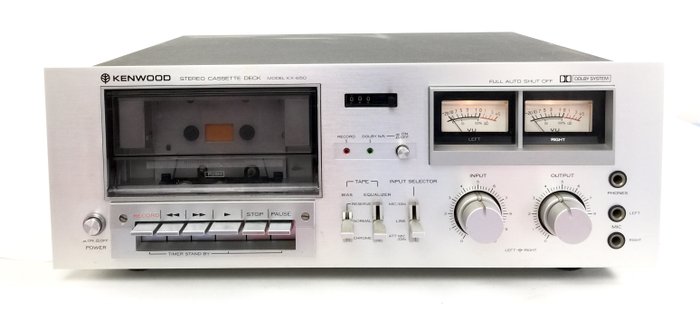 KENWOOD KX-650 Stereo Cassette Deck (1979) - Silver