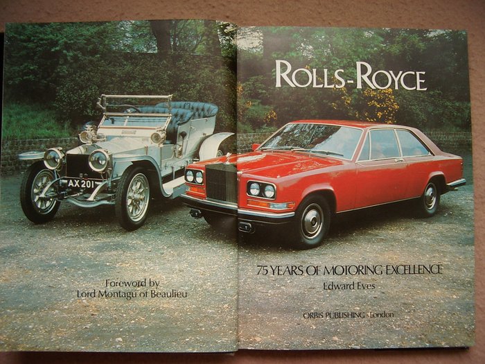 Books - Rolls-Royce, 75 Years of Motoring Excellence - 1979 (1 items