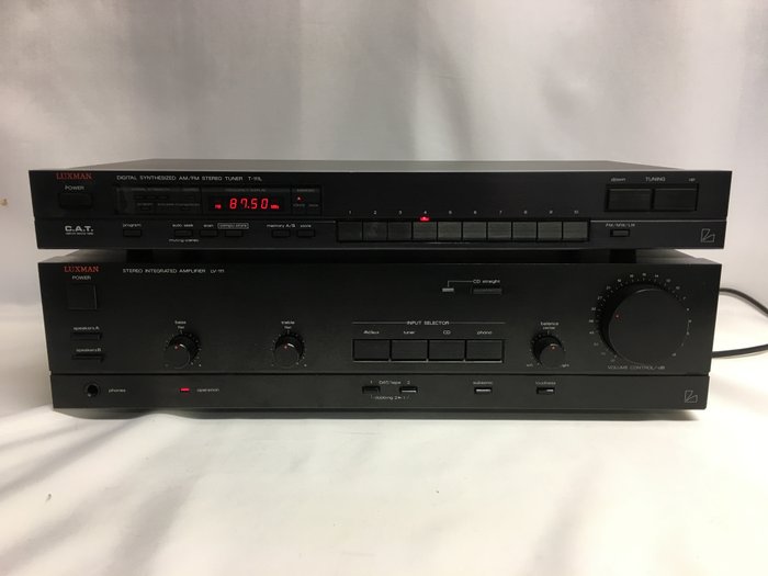 Luxman LV 111 - Stereo Integrated Amplifier & Luxman T111 L Digital synthesized Tuner