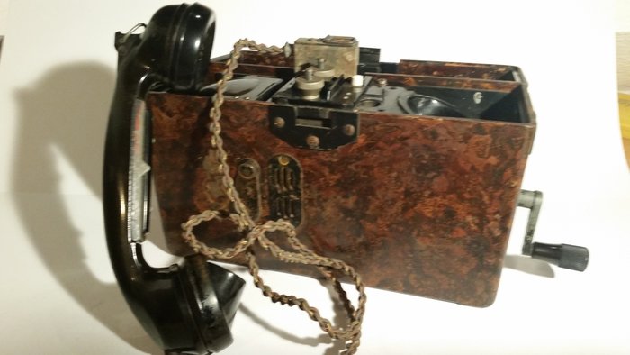 Field Telephone Set, 1940, Wehrmacht, Second World War and Documents/Map