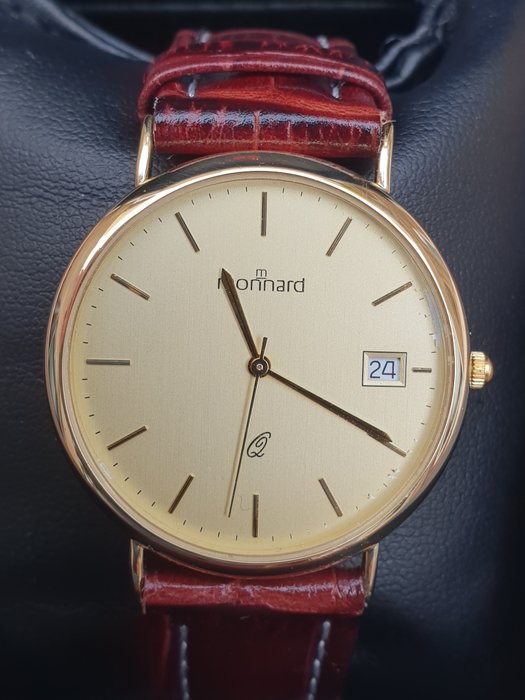 Monnard - 14 kt Solid gold men's dress watch - Men's - 2000–2010