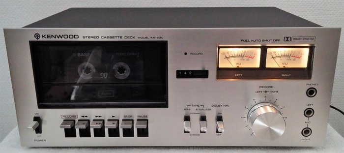 Kenwood KX-530 Dolby Stereo Cassette Deck.