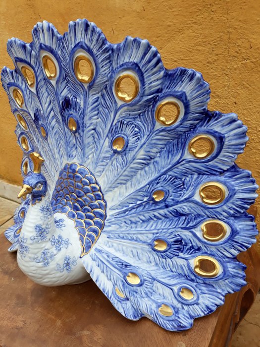 S.P.A Manifattura Porcellane Artistiche - peacock - Porcelain