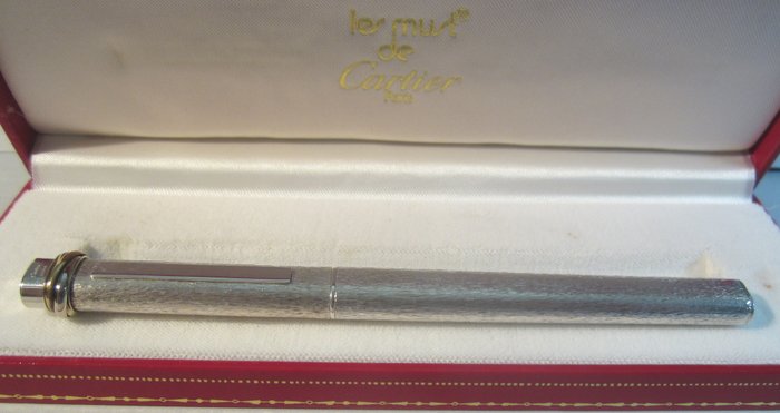 Cartier - Penna a sfera - Must de Cartier - roller argento 925