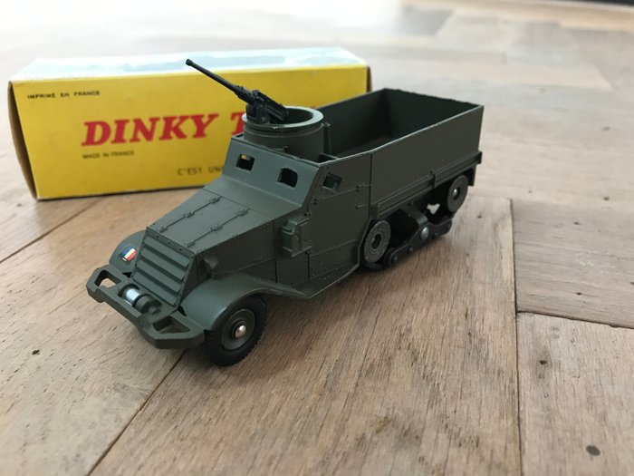 Dinky Toys Machine Gun for Half Track Military Ref 822 Plinth Pie 