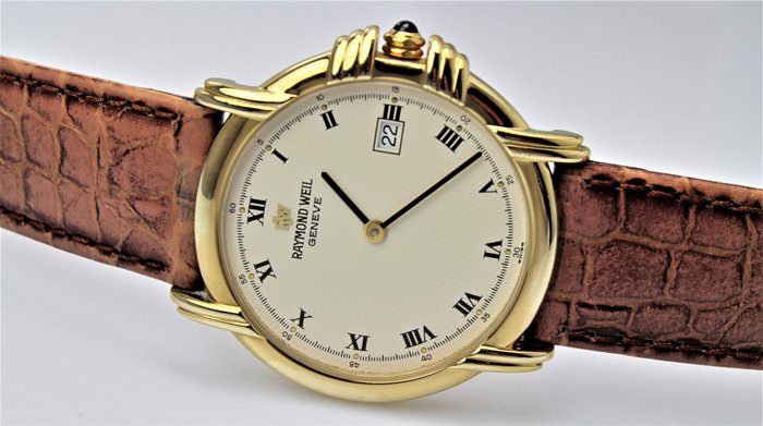 Raymond Weil - Gold Plated Box & Papers - 9155 - Homem - 2000-2010