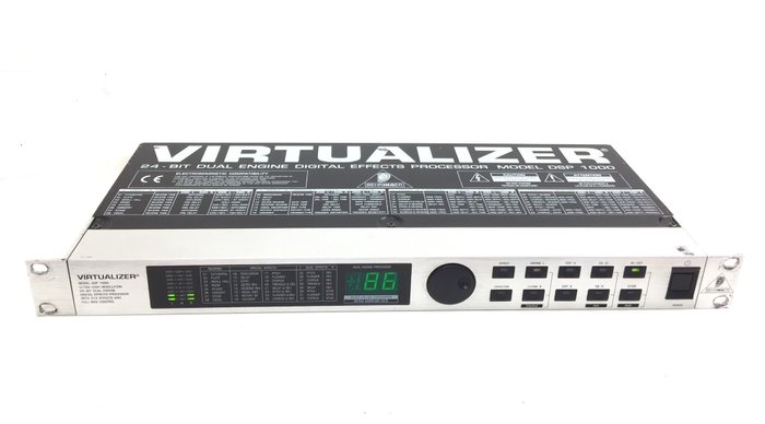 BEHRINGER VIRTUALIZER DSP-1000 - 24-Bit Dual Engine Digital Effects Processor