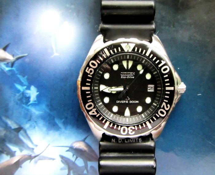 Citizen - Eco Drive Promaster 300M Divers Watch  - BN0000-04H / E168-S016525 - Herren - 2000-2010