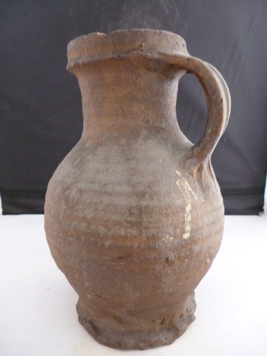 中世纪 陶器 Siegburg  - 中世纪粗陶（163） - 20 x 14   cm - (1)