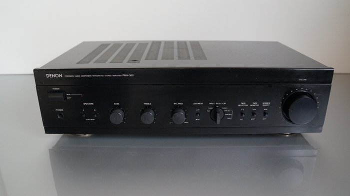 Denon PMA 360 stereo amplifier, Phono MM/MC