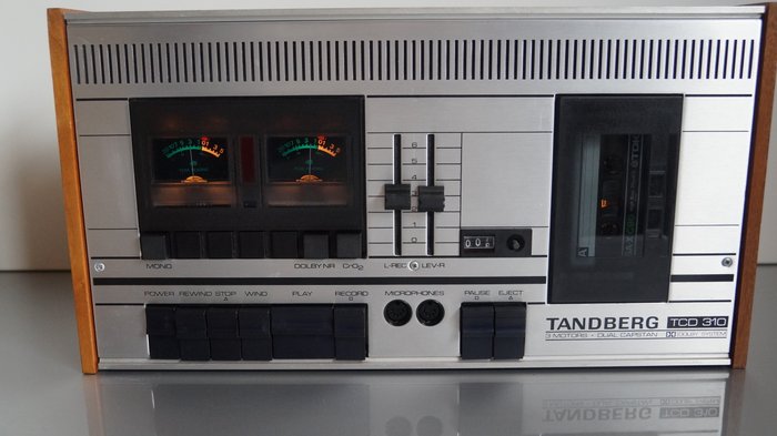 Tandberg TCD 310 Dual Capstan cassette tape deck with manual and service manual