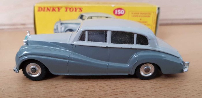 Dinky Toys 150 CALANDRE CHROME Rolls Royce Silver Wraith B34 