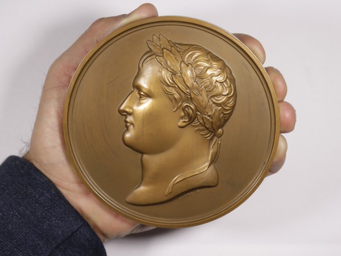 法國 - Médaille 'Napoléon I - Baptême du Roi de Rome 1811' par Andrieu et Denon - Bronze