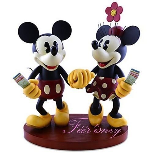 The Art of Disney Themeparks - Statue - Mickey & Minnie Mouse - A Walk in the Park