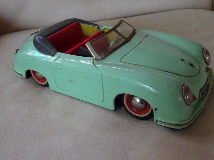 Distler - tin toy - 7500 - porsche 356 electromatic - 1950-1959 - Germany