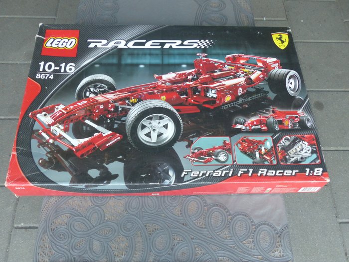 LEGO - Racers - 8674 - Ferrari F1 racer 1:8 - Catawiki