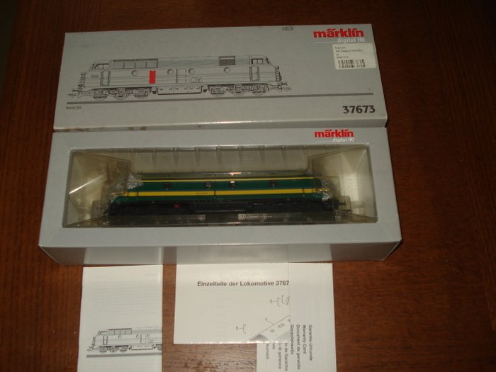 Märklin H0 - 37673 - Diesel lokomotiv - Serie 55 - NMBS