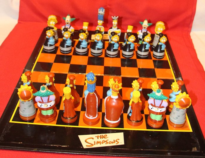 Jogo de xadrez os simpsons - 1 - pvc