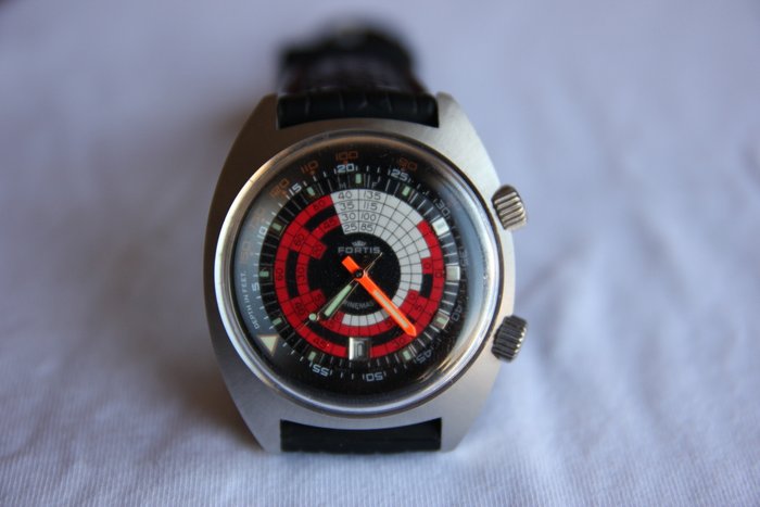 Fortis - Marinemaster - Super compressor diver watch - Brevet 317537 - Men - 1970-1979