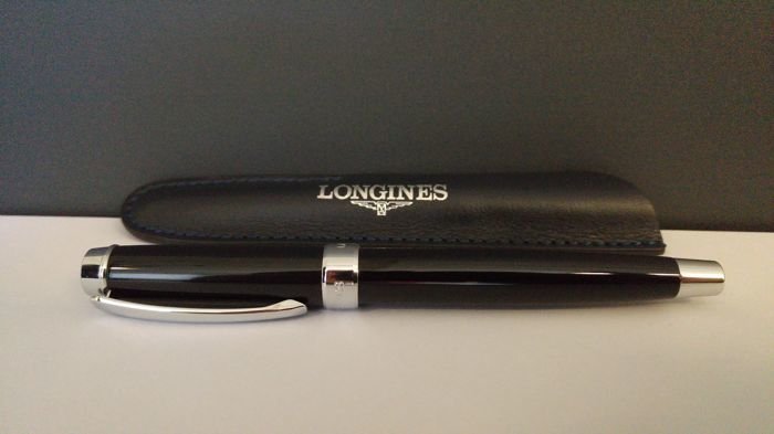 LONGINES  - 滚珠笔 - 配有皮套和笔芯