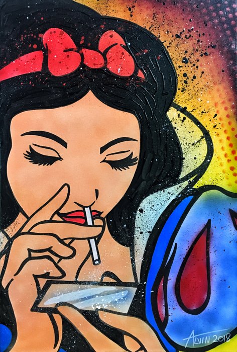 Alvin Silvrants - Disney Bad snow white cocaine get high drugs