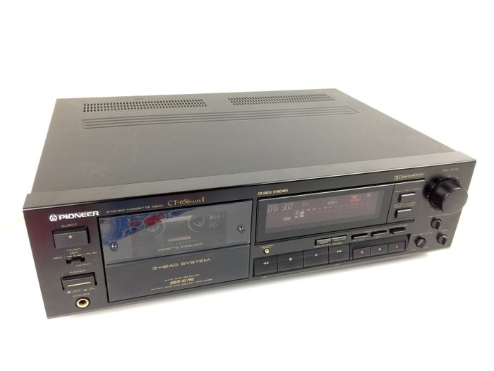 PIONEER CT-656 Mark II - HX Pro 3-Head System - High End Stereo Cassettedeck - Prachtstaat 