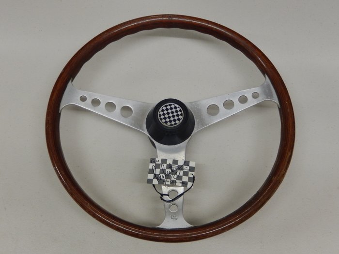 方向盤 -  Original Les Leston Wooden Steering Wheel 15"  - 1960 