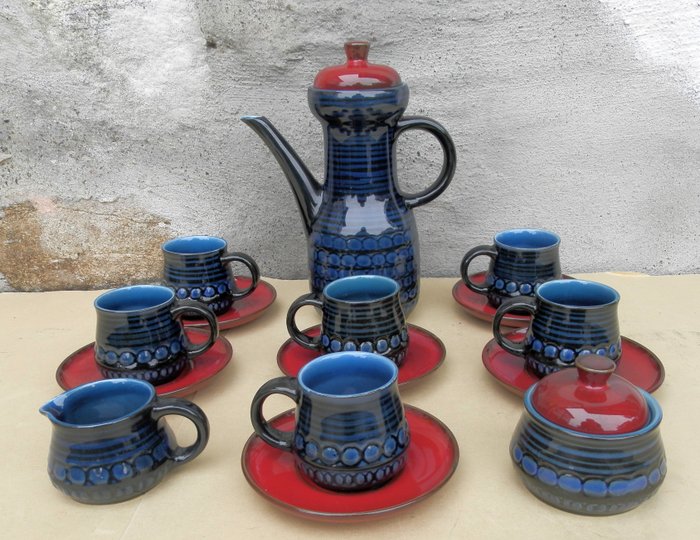 Ernestine Salerno - Kaffeservis - Keramik
