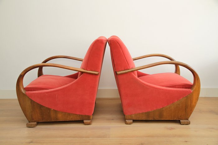 Stel Art Deco fauteuils - 2