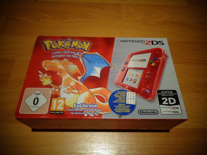 Nintendo 2ds Pokemon Red Edition Rare Transparant Red Catawiki
