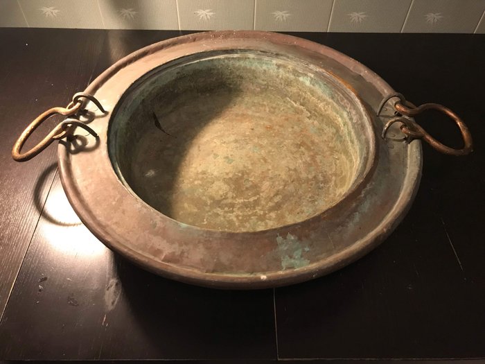 古董銅壺1800/1900的火盆 - 1 - 銅 - 1800/1900