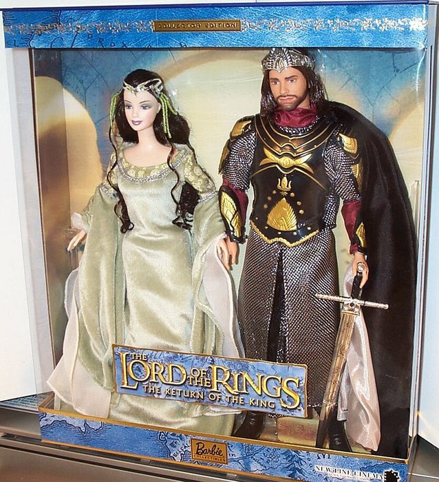 Mattel Lord of the Rings B3449 Barbie Dolls Lord of the Rings
