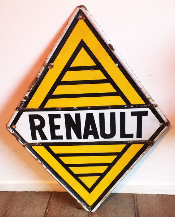 emaillierte Platte - Renault - 1950-1960 (1 Objekte) 